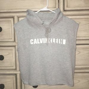 Calvin Klein sleeveless hoodie